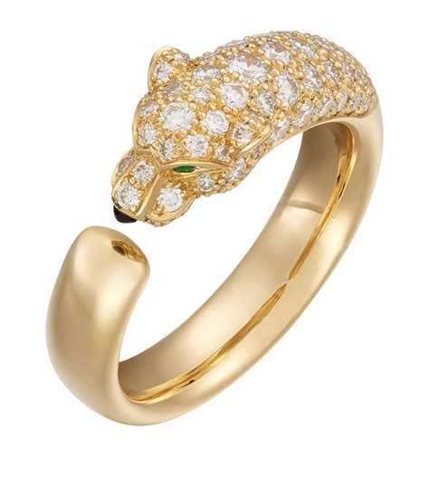 cartier panther ring|cartier panthere watch with diamonds.